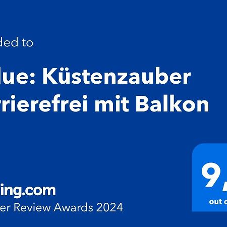 Cblue: Kuestenzauber Barrierefrei Mit Balkon Heiligenhafen Esterno foto
